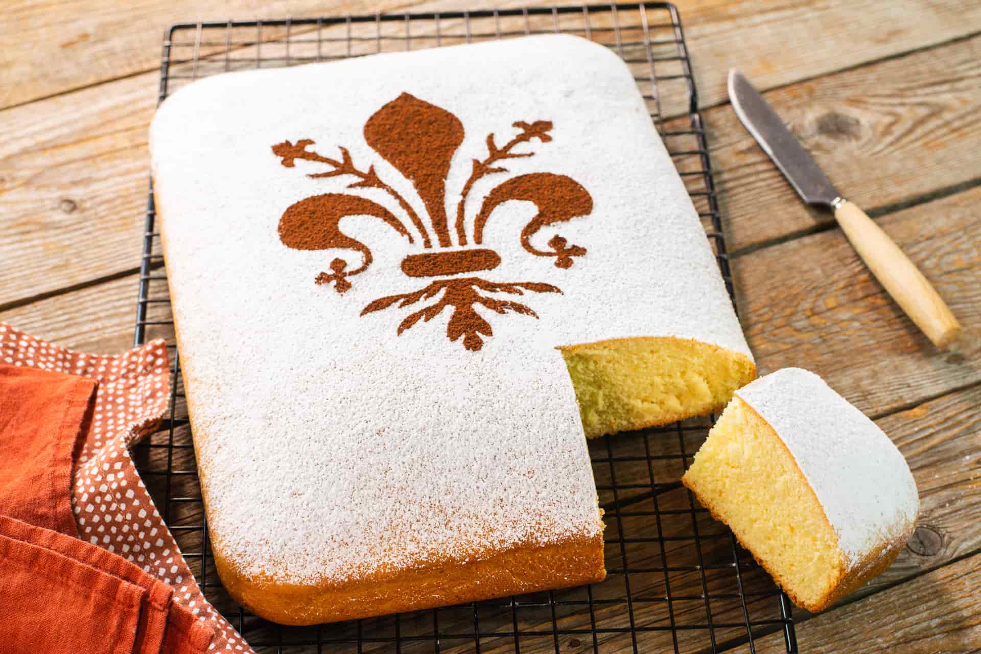 Schiacciata alla Fiorentina dolce